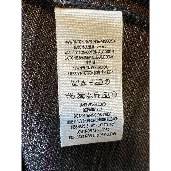 Free People Sweater Dress Medium Mock Neck Mini Pockets Paisley Modern Love - Picture 7 of 9